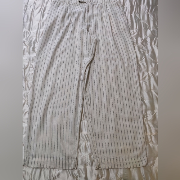 Wide Leg Linen Trousers. - Picture 11 of 12